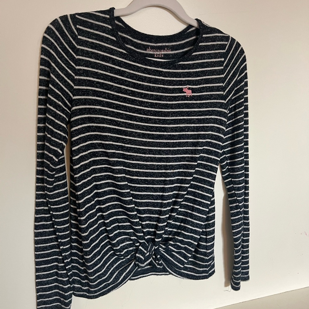 Girl’s Abercrombie & Fitch Striped Long Sleeve Top